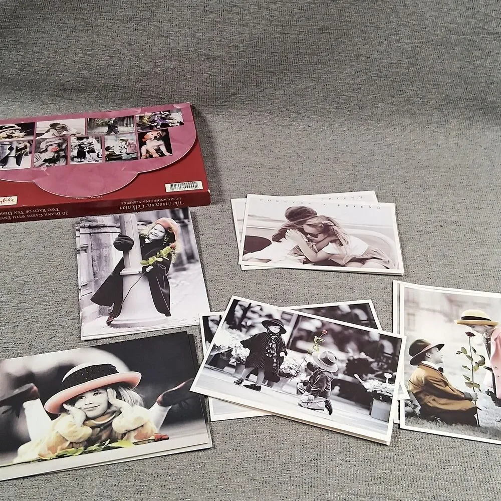 Kim Anderson The Innocence Collection Blank Cards 20 Cards/Envelopes